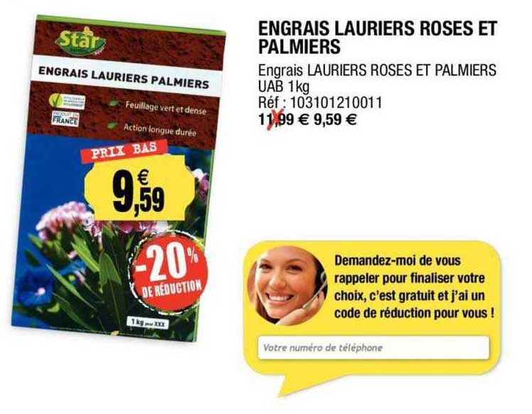 engrais lauriers roses et palmiers