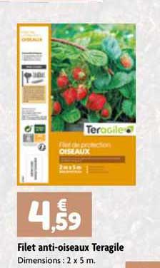 filet anti-oiseaux teragile