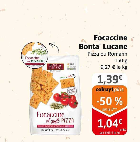 focaccine bonta' lucane
