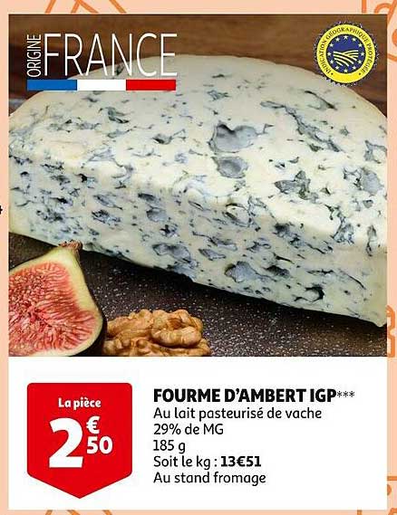 fourme d'ambert igp
