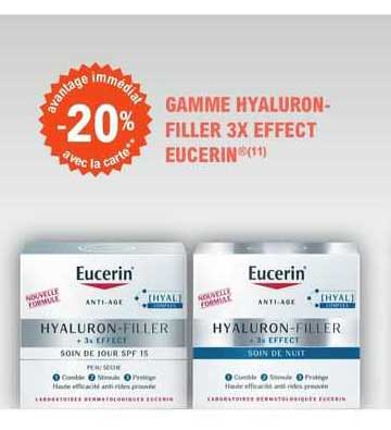 gamme hyaluron-filler 3 x  effect eucerin