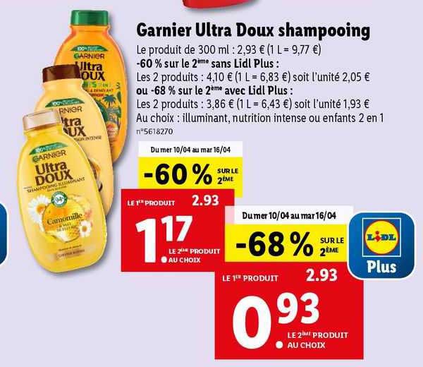 Garnier Ultra Doux Shampooing