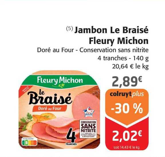 jambon de braisé fleury michon
