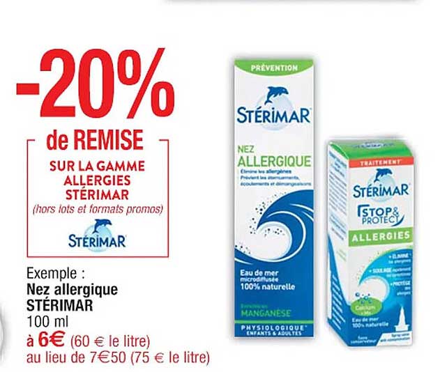 la gamme allergies stérimar