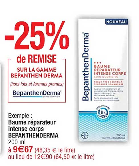 la gamme bepanthen derma