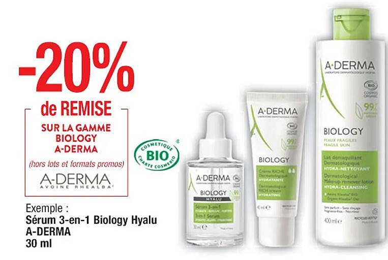 la gamme biology a-derma