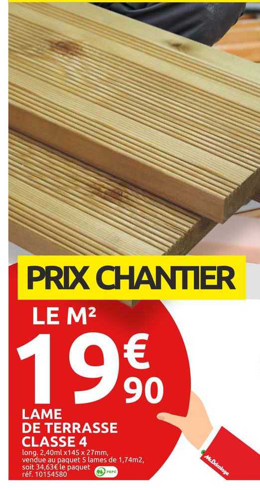 Lame De Terrasse Classe 4