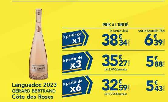 languedoc 2023 gérard bertrand côtes des roses