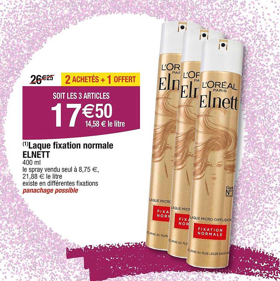 laque fixation normale elnett