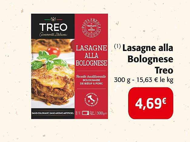 lasagne alla bolognese treo