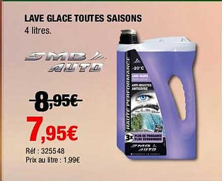 lave glace toutes saisons