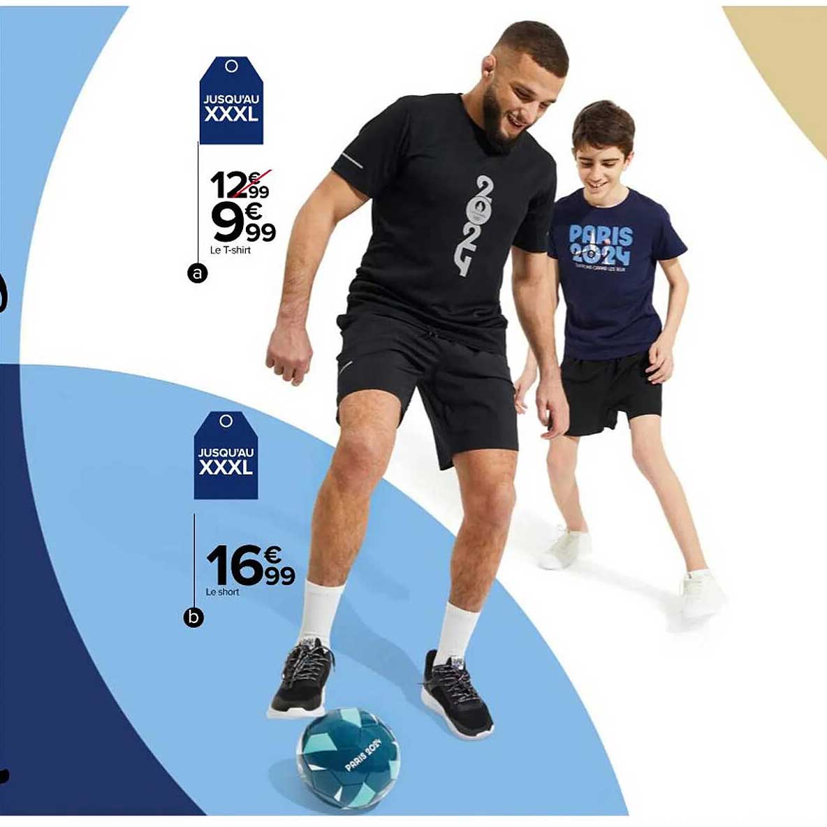 le t-shirt, le short