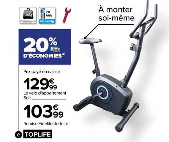 Le Vélo D'appartement Toplife