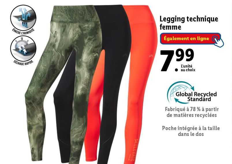 Legging Technique Femme