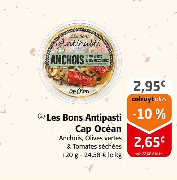 Les Bons Antipasti Cap Océan