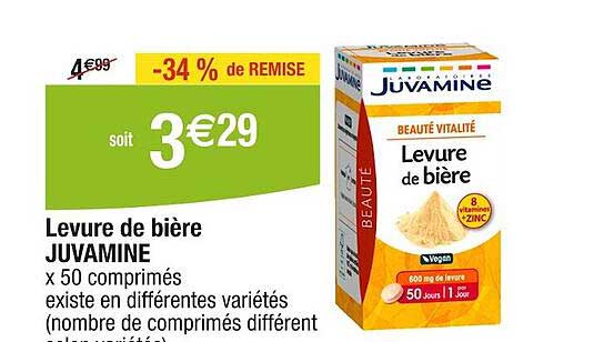 levure de bière juvamine