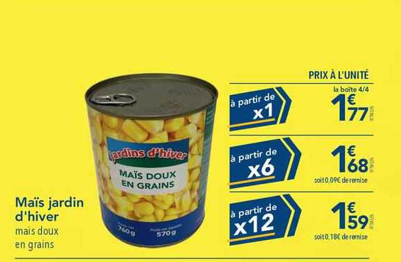 maïs jardin d'hiver