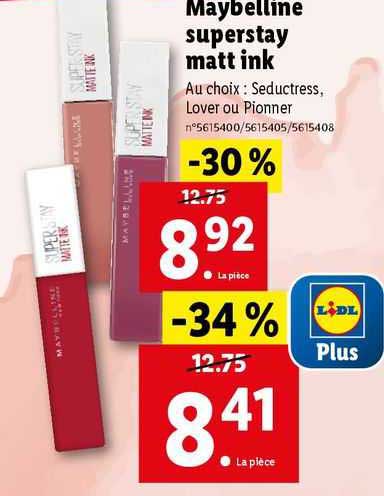 Maybelline Superstay Matt Ink
