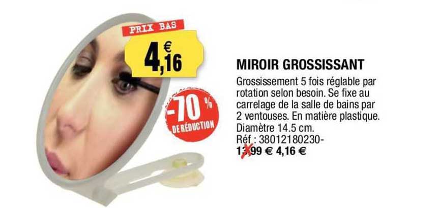 miroir grossissant
