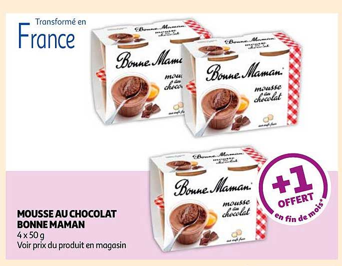 mousse au chocolat bonne maman