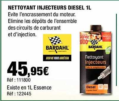 nettoyant injecteurs diesel 1 l bardahl