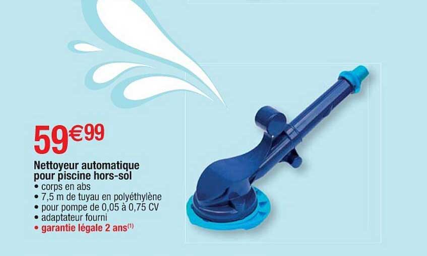 nettoyeur automatique pour piscine hors-sol