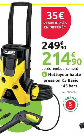 nettoyeur haute pression k5 basic 145 bars
