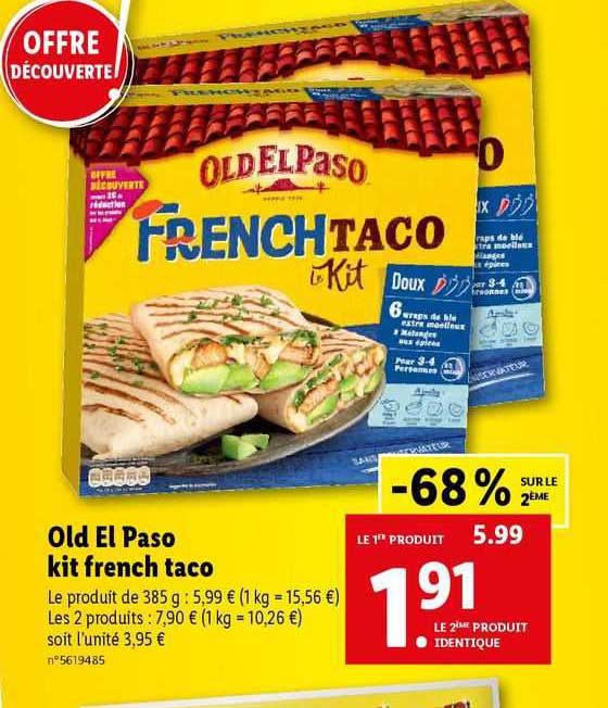 old el paso kit french taco