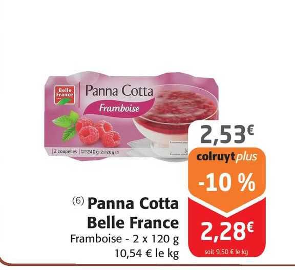 panna cotta belle france