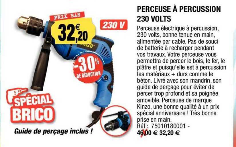 perceuse à percussion 230 volts