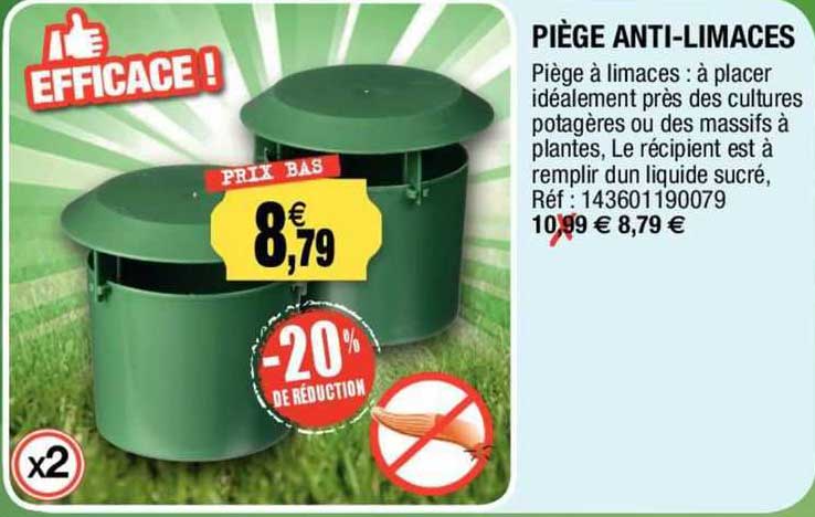 piège anti-limaces
