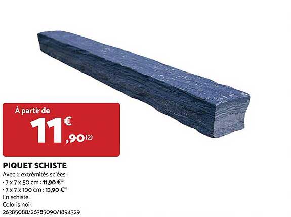 piquet schiste