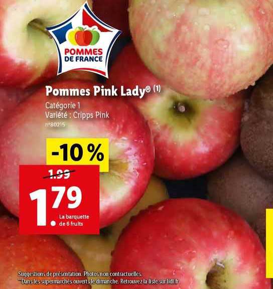 Pommes Pink Lady
