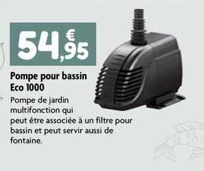 pompe pour bassin éco 1000