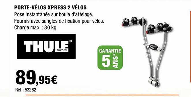 porte-vélos xpress 2 vélos thule
