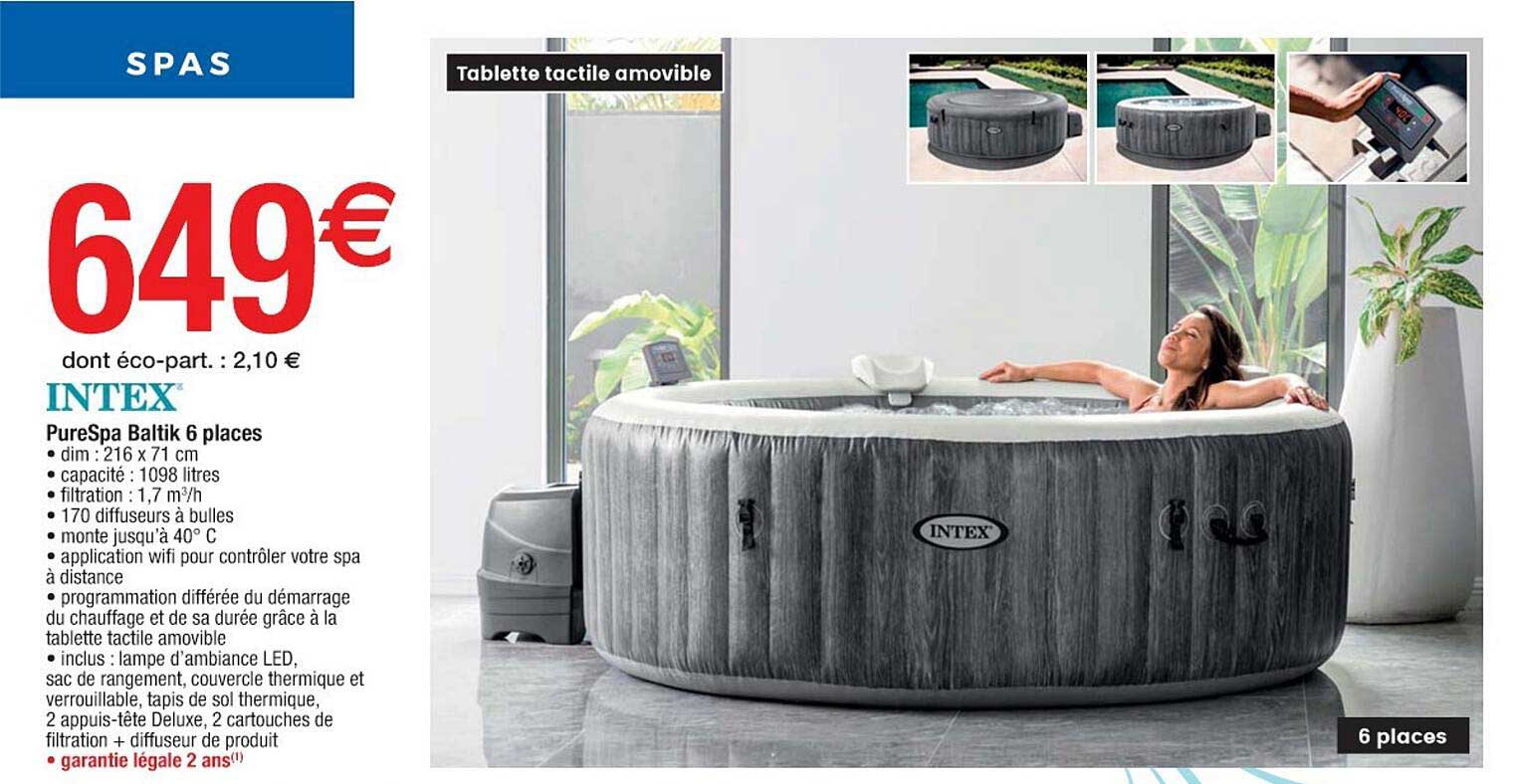 pureSpa baltik 6 places intex