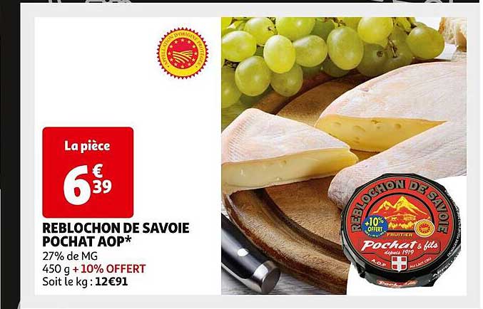 Reblochon De Savoie Pochat Aop