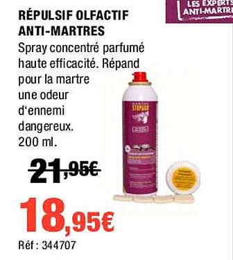 répulsif olfactif anti-martres