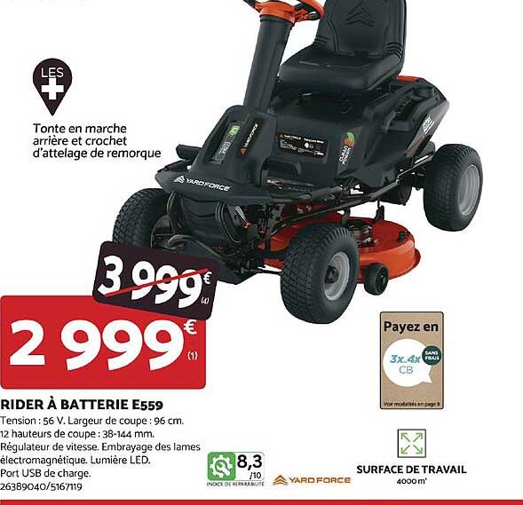 rider à batterie e559