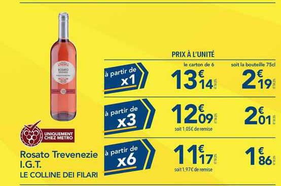 rosato trevenezie i.g.t. le colline dei filari