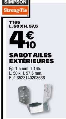 sabot ailes extérieures