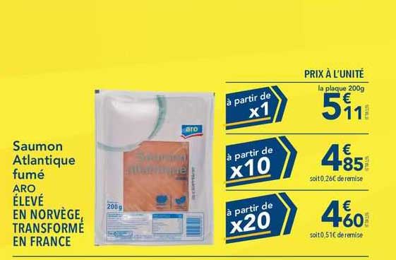 Saumon Atlantique Fumé Aro