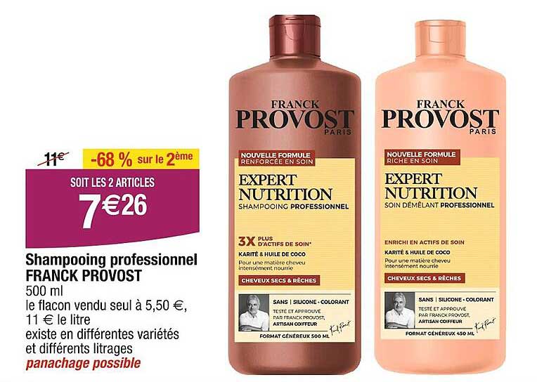 shampooing professionnel franck provost