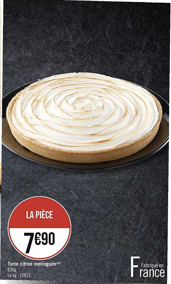 Tarte Citron Meringuée