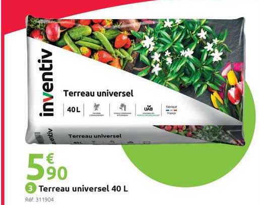 Terreau Universel 40 L Inventiv