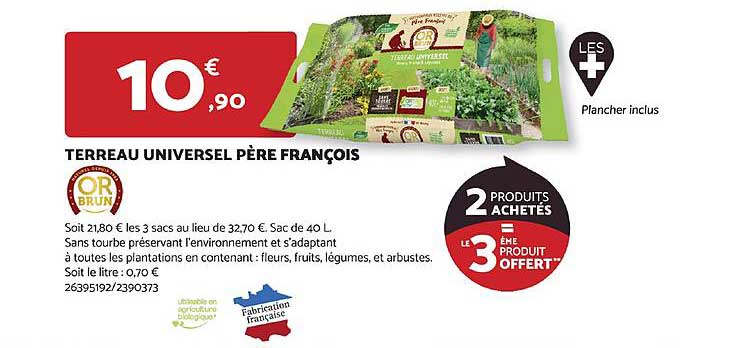 Terreau Universel Père François Or Brun