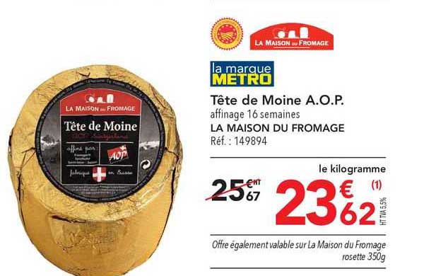 tête de moine a.o.p. la maison du fromage