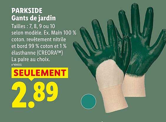 PARKSIDE Gants de jardin