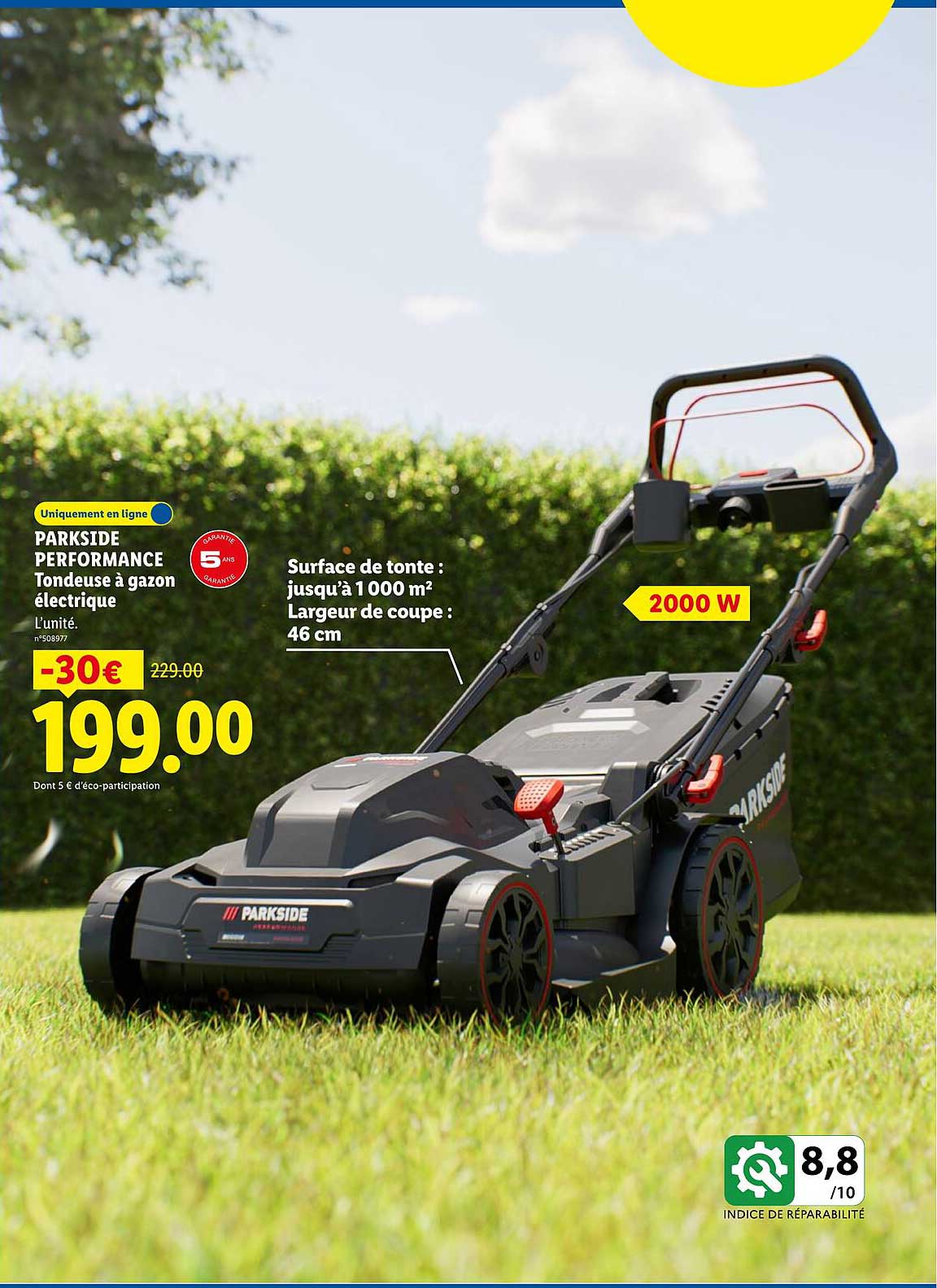 Tondeuse A Gazon Electrique Lidl