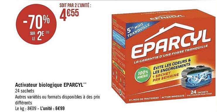 activateur biologique eparcyl